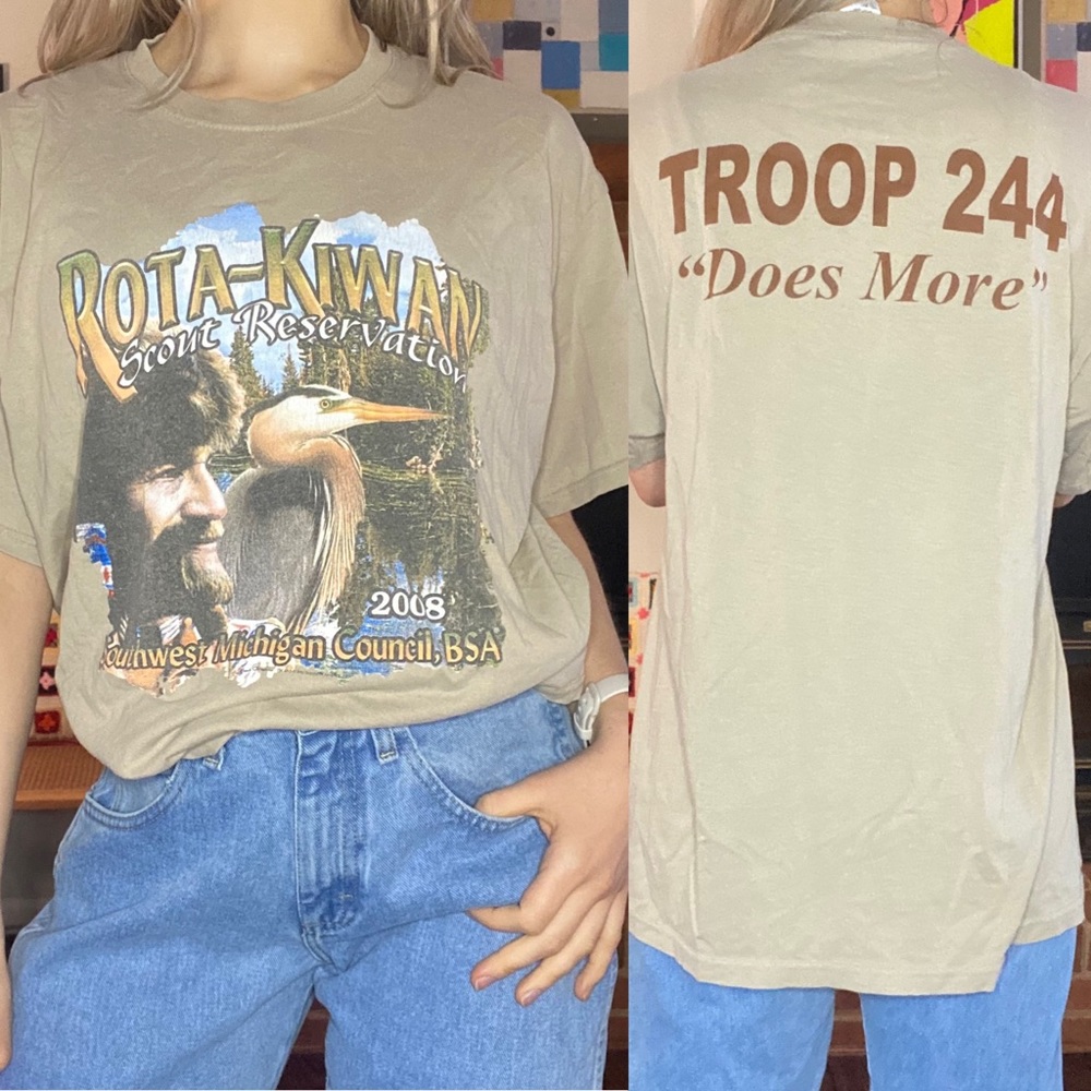 Rota-Kiwan Scout Reservation Y2K 2008 Southwest Michigan Council BSA Tee…